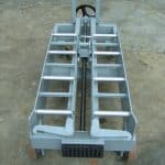 Battery changing system for lifting cranes