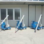 Mini crane with capacity up to 500 kg.