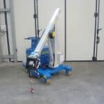 Mini crane with capacity up to 500 kg.