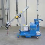 Mini crane with capacity up to 500 kg.