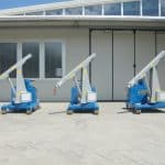 Mini crane with capacity up to 500 kg.