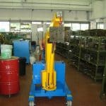 Mini crane with capacity up to 500 kg.