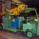 Mini crane For lifting loads up to 15.000 kg.