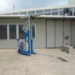 Mold lifting machine with capacity up to 2.000 kg.