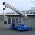 Mini crane For lifting loads up to 25.000 kg.