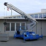 Mini crane For lifting loads up to 25.000 kg.