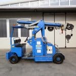 Mini crane For lifting loads up to 5.000 kg.